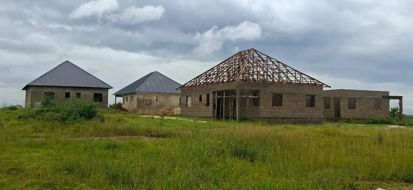 Evergreen Estate construction at Government Hilltop, Calabar