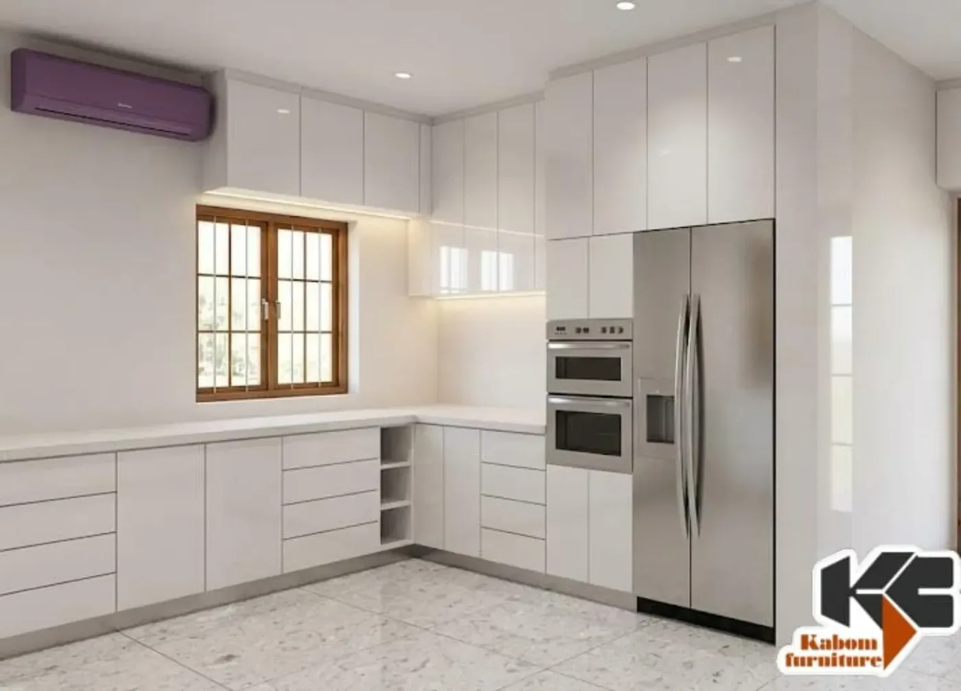 Modern fitted kitchen by Kabom Furniture
