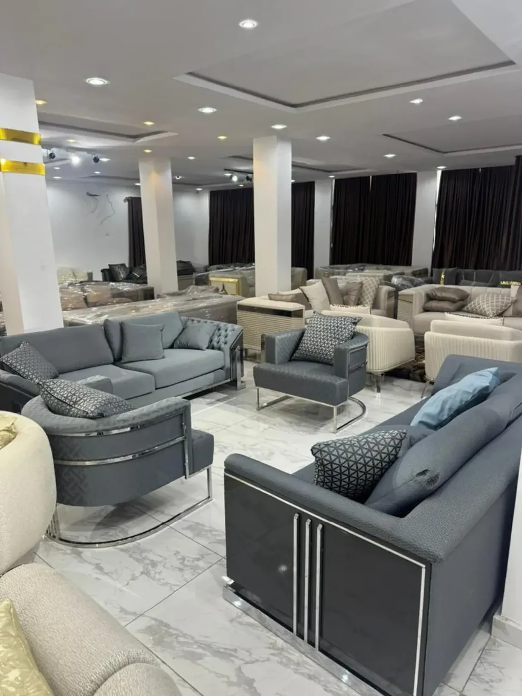 Contemporary Kabom Furniture showroom in Abuja