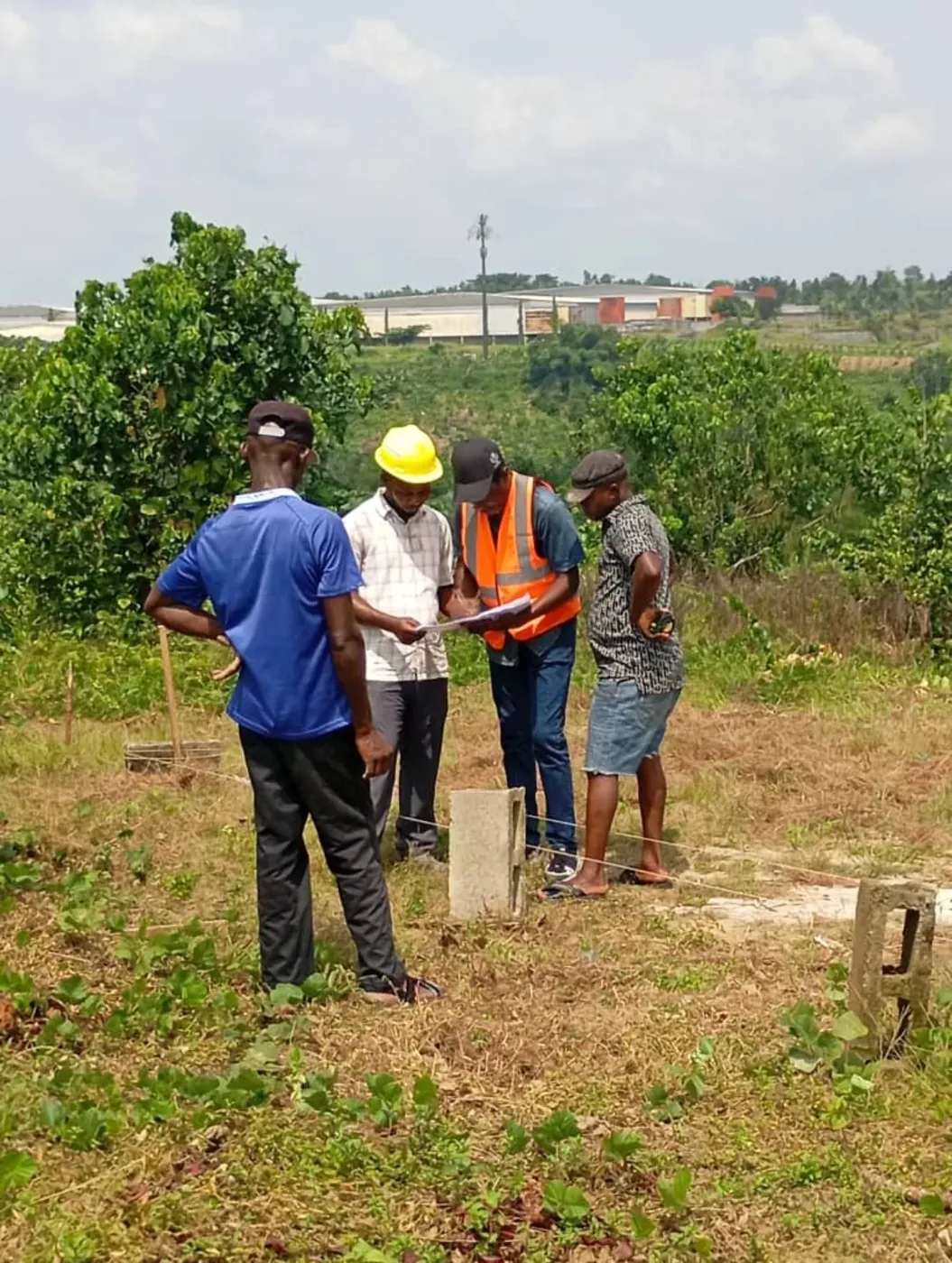 Kabom Developers team at a development site