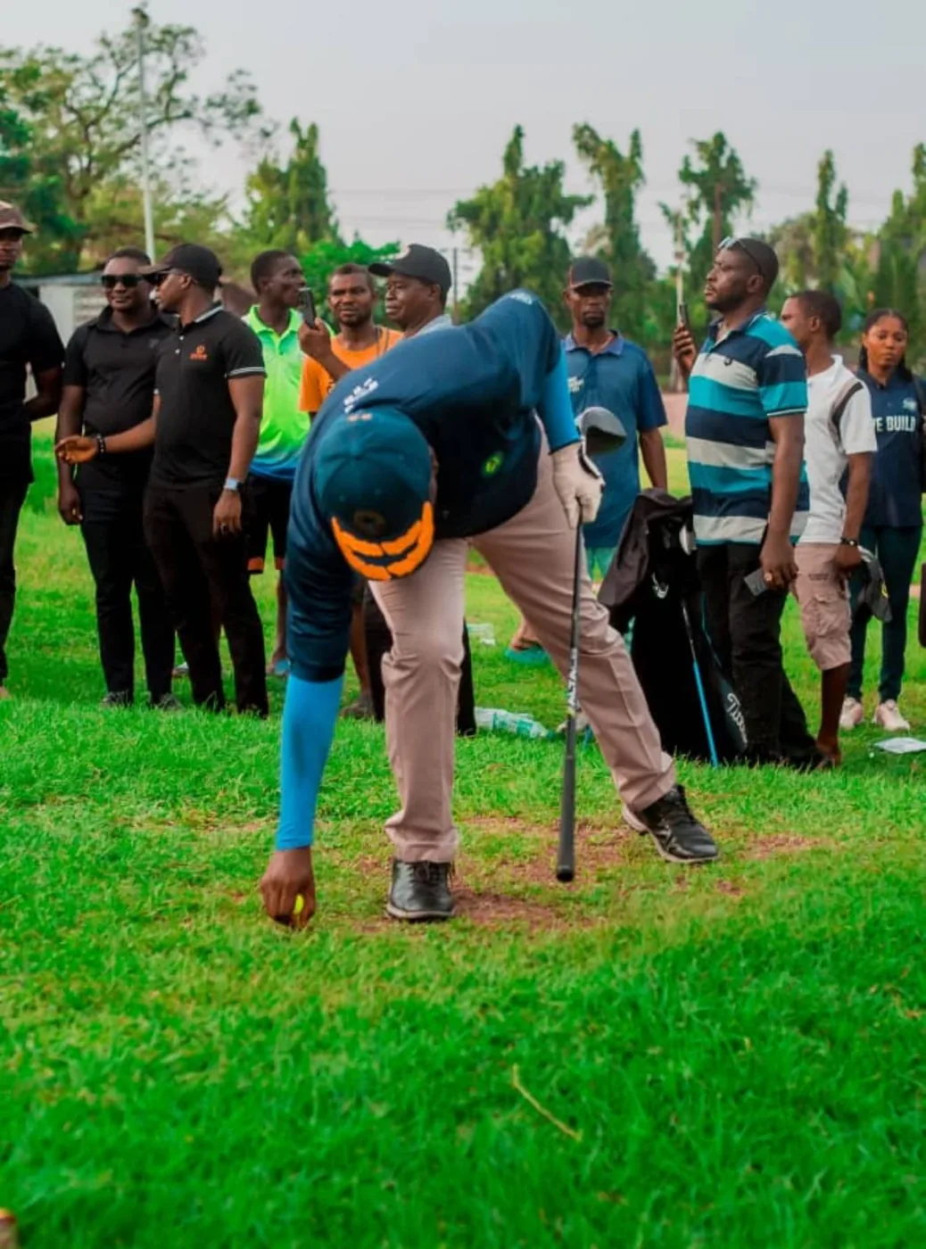 Obong of Calabar Golf Tourney golfer on the course