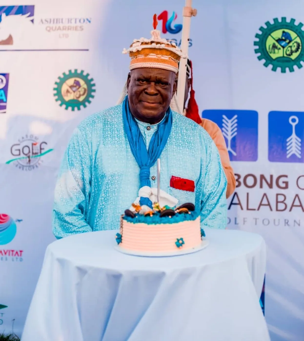 Obong of Calabar at the tourney celebration